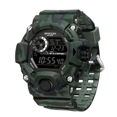 Sanda 2183 Camo Green-Black, 1044-0156