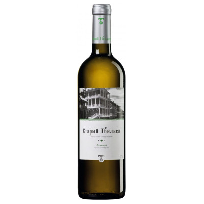 Вино Старий Тбілісі Алазані біле напівсолодке 0.75 л 12%, 4860004070227