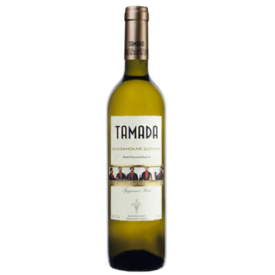 Вино Tamada Алазанская долина белое полусладкое 0.75 л, 4860004073266, Georgian Wines and Spirits Company