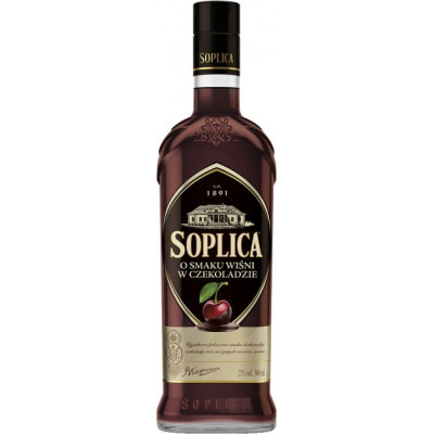 Настоянка Soplica вишня в шоколаді 0.5 л 25%, 5900471006165, Soplica