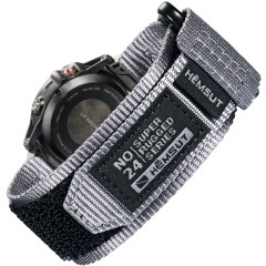 Ремінець для годинника Hemsut HS121 Super Strong Nylon Garmin Grey 20 mm