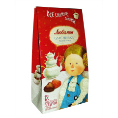 Конфеты Любимов в молочном шоколаде Гапчинская 100 г