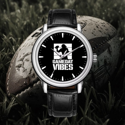 Football Watch with Vintage Touch Model 220122 - Personalized Gift, 3140-0022