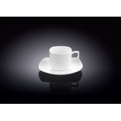 Кофейная чашка и блюдце 90мл. Wilmax WL-993041