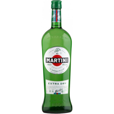 Вермут Martini Extra Dry сухой 1 л 18%
