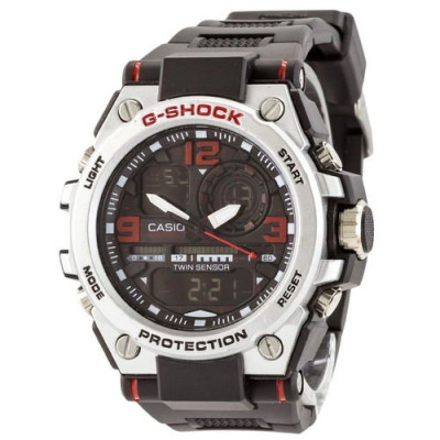 Наручные часы Casio G-Shock GST-1000 Black-Silver-Red, 1006-1170,