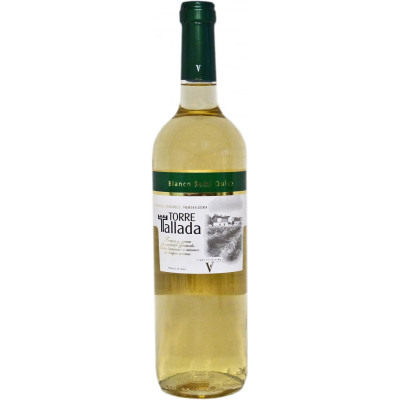 Вино Torre Tallada Blanco Semi-Dulce белое полусладкое 0.75 л 12%, 8412276584672
