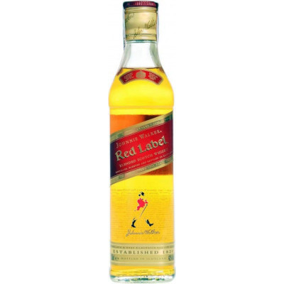 Виски Johnnie Walker Red Label выдержка 4 года 0.35 л 40%, 5000267014807, Johnnie Walker