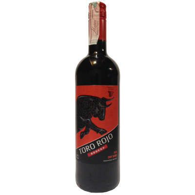 Вино Bodega Toro Rojo червоне сухе 0.75 л, 8422795000416, Bodega