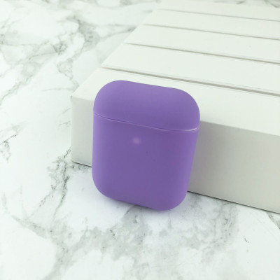 Чехол Airpods 1/2 Silicone Case Slim Purple, 1177-0047