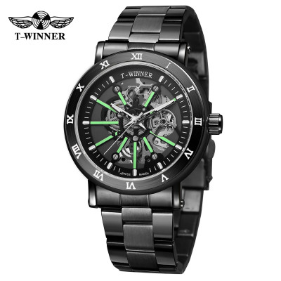 Forsining 8256 All Black Steel, 1059-0254