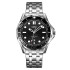 Skmei 9276SSIBK Silver-Black Steel Strap, 1080-1552