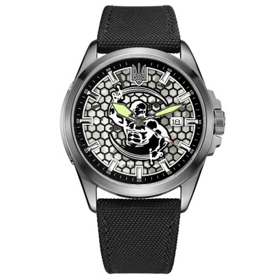 Годинник наручний Awarder Cossack Black-Black Automatic 10ATM, 1202-0037