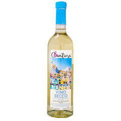 Вино La Cantina Vino Secco Bianco белое сухое 9.5-14% 0.75 л