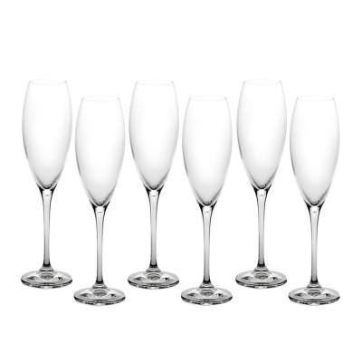 Набор бокалов для шампанского Bohemia Cecilia 290мл 6шт. 1SF06, 1SF06-290, Bohemia