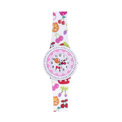 Дитячий годинник Better 009 Fruits White-Pink, 1184-0088