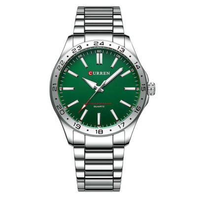 Curren 8452 Silver-Green, 1008-0437