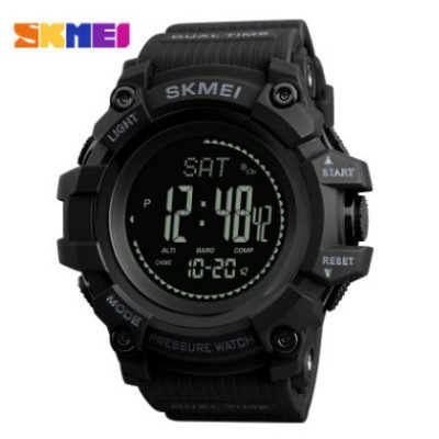 Skmei 1358 Black Smart Watch Compass, 1080-0421, Skmei