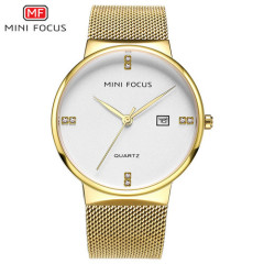 Наручний годинник Mini Focus MF0181G.03 Gold-White