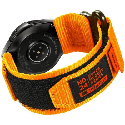 Ремінець для годинника Hemsut HGA121 Super Strong Nylon Orange 22 mm, 1051-1270