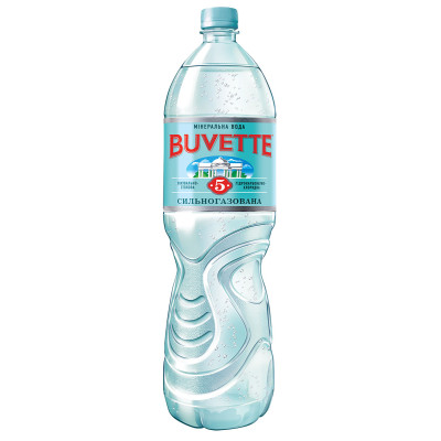 Мінеральна вода Buvette №5 сильногазована 0.5 л
