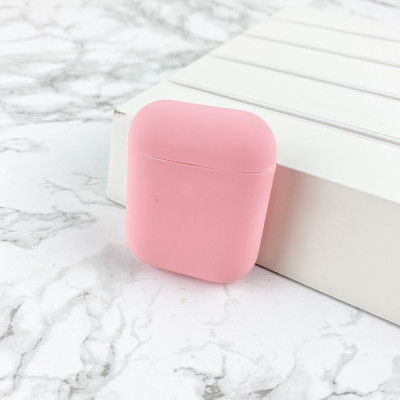 Чехол Airpods 1/2 Silicone Case Slim Pink, 1177-0021