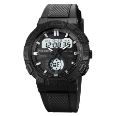 Годинник наручний Patriot 013BW  Black-White + Коробка