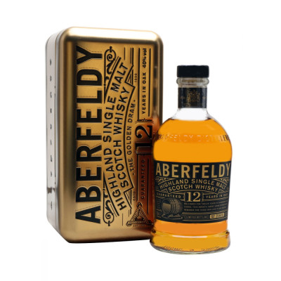 Виски Aberfeldy Gold Bar 12 лет выдержки 0.7 л 40%, 7640171030524