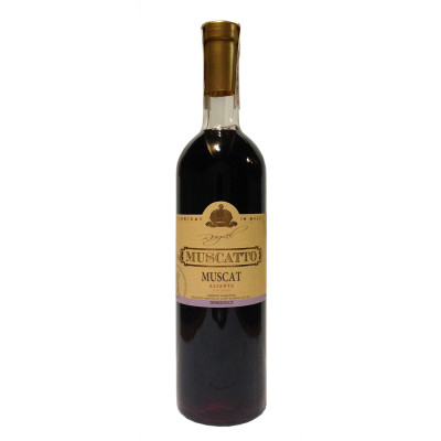 Вино Alianta Muscatto Vin Rosu червоне напівсолодке 0.75 л, 4840042006884, Alianta Vin