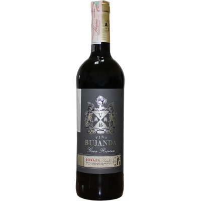 Вино Vina Bujanda Gran Reserva красное сухое 13.5% 0.75 л, 8436572380141, Vina Bujanda
