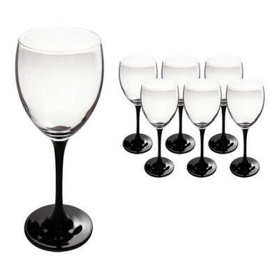 Набор бокалов для вина Luminarc DOMINO 190мл 6шт J0042, J0042, Luminarc