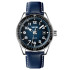 Skmei 9232LSIBU Silver-Blue-Leather Strap, 1080-2347