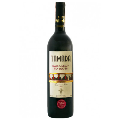 Вино Tamada Оджалеши красное полусладкое 0.75 л, 4860004070081, Georgian Wines and Spirits Company