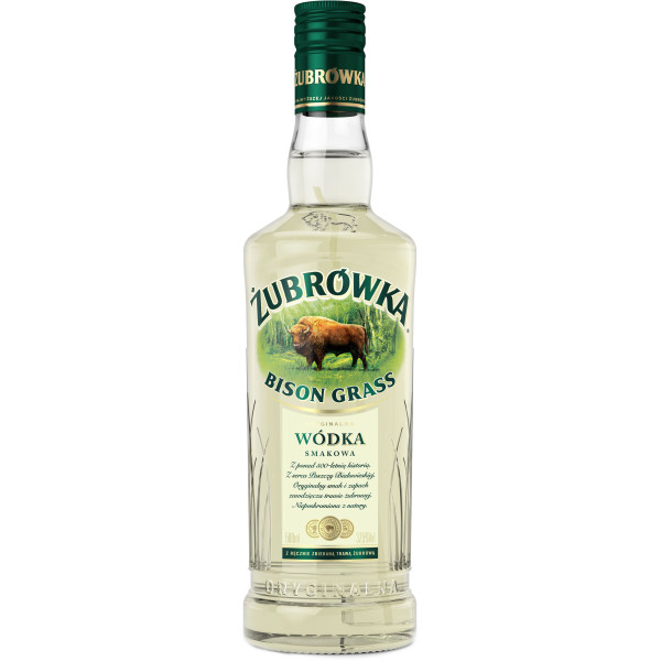 Водка Zubrowka Bison Grass 0.5 л 37.5%, 5900343003674, Zubrowka