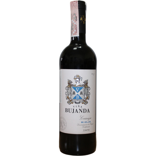 Вино Vina Bujanda Crianza червоне сухе 13.5% 0.75 л, 8436572380080, Vina Bujanda