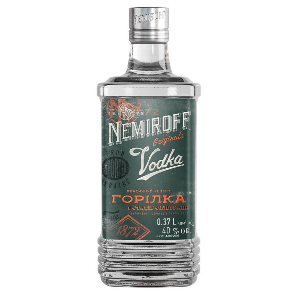 Горілка особлива Nemiroff Оригінал 0.37 л 40%