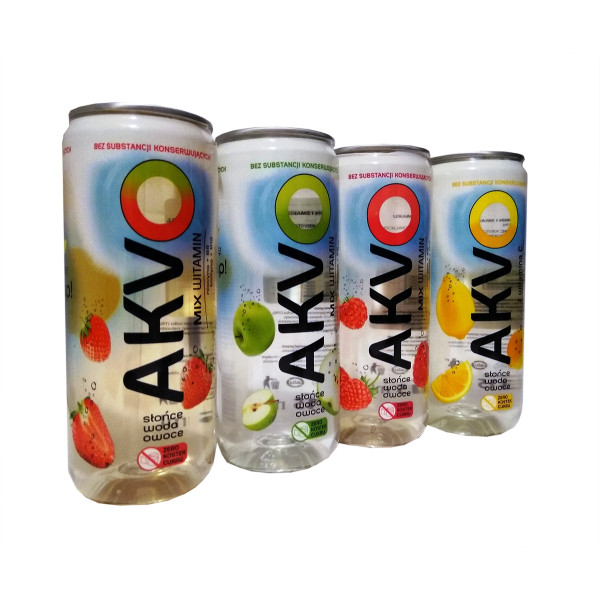 Напій безалкогольний Akvo зі смаком лимону 0.315 л, 5901828060694, Akvo