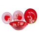 Сервиз столовый Luminarc Red Orchis G0663, 19 предметов, G0663, Luminarc