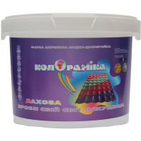 Краска Кровельная зеленая Колорамика 1 кг