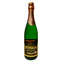 Вино игристое Артемовское мускатное белое полусухое 0.75 л