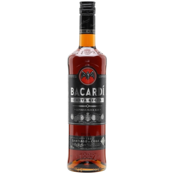 Ром Bacardi Carta Negra 0.7 л, 5010677039093, Bacardi