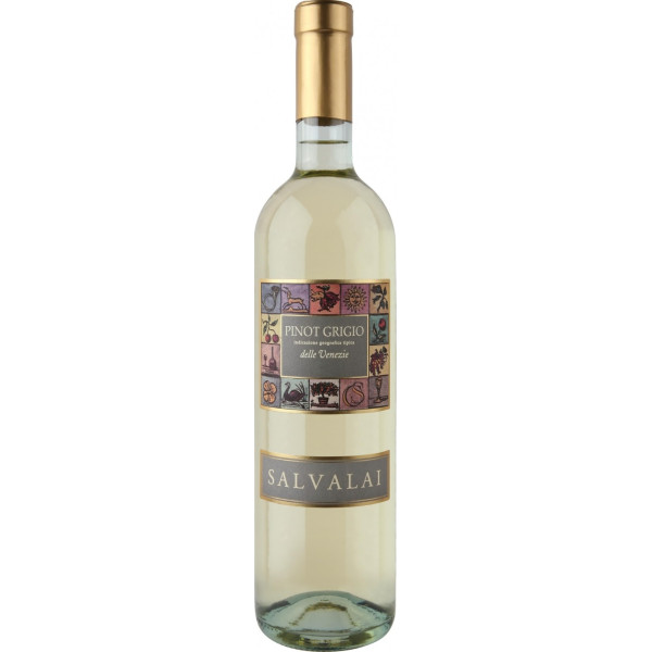 Вино Salvalai Pinot Grigio delle Venezie IGT белое сухое 0.75 л, 8005276011608, Cantine Salvalai