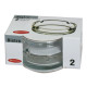 Пепельница Pasabahce Ashtray 10см 54036 2шт, 54036, Pasabahce