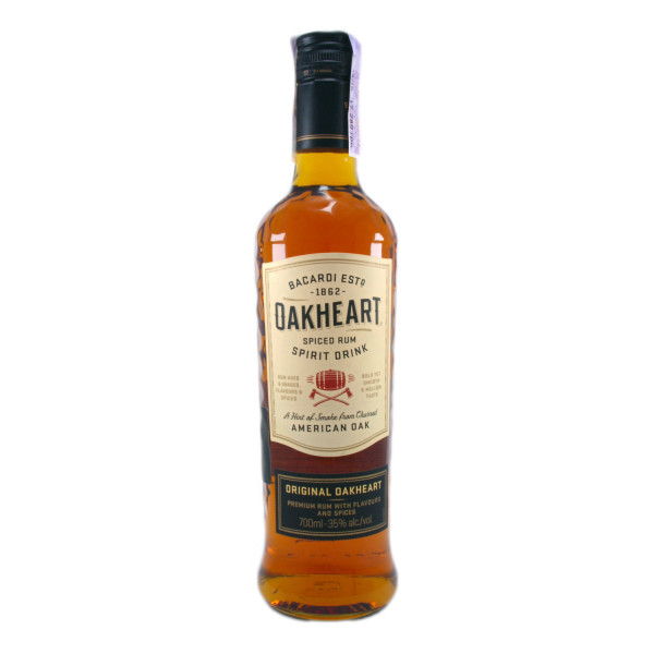 Ром Bacardi Oakheart Original 0.7 л, 5010677740036, Bacardi