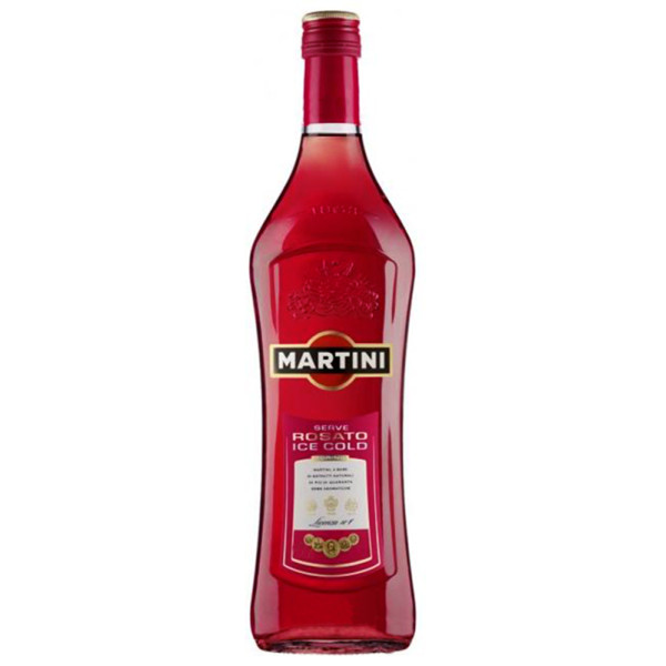 Вермут Martini Rosato полусладкий 1 л 15%, 5010677945004, Martini