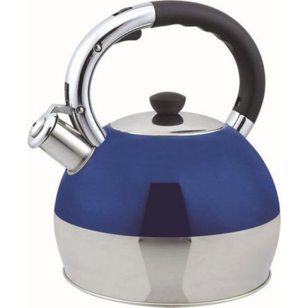 Чайник со свистком 3л BartonSteel BS 3302 цветной, BS 3302, Bohmann