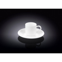 Кофейная чашка и блюдце 90мл. Wilmax WL-993007