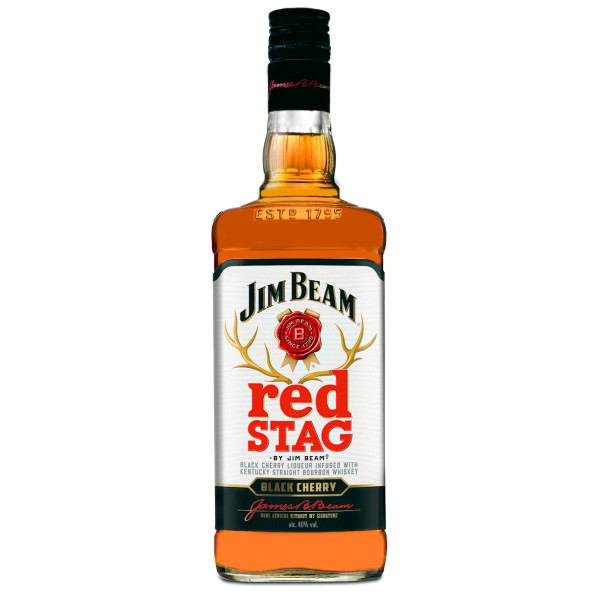 Ликер Jim Beam Red Stag 1 л 32.5%, 5060045590312