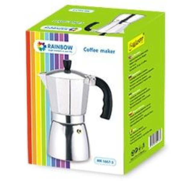 Кофеварка гейзер 300мл Maestro Rainbow MR 1667-6, 1667-6, Maestro
