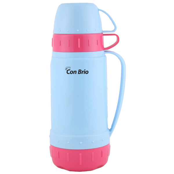 Вакуумный термос со стеклянной колбой 1л Con Brio CB-356, СВ-356, Con Brio